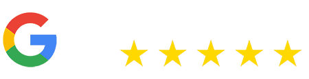 Google rating 5.0, five stars